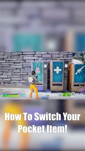 How to Switch Your Pocket Item In Fortnite Zero Build. #fortnite #fortniteclips #fortniteupdate #fyp