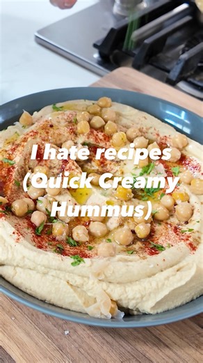 40K views · 236 reactions | Get the recipe for Quick Creamy Hummus...