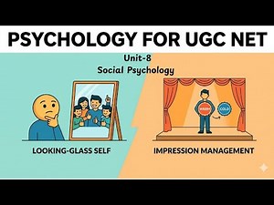 UGC NET Psychology | Looking-Glass Self & Impression Management Explained with Easy Examples!