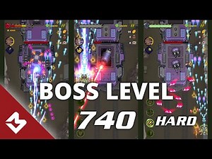 Boss Level 740 - Phantom Comet - 1945 Air Force Game
