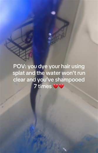 DIY Splat Hair Dye: Blue Hair Journey