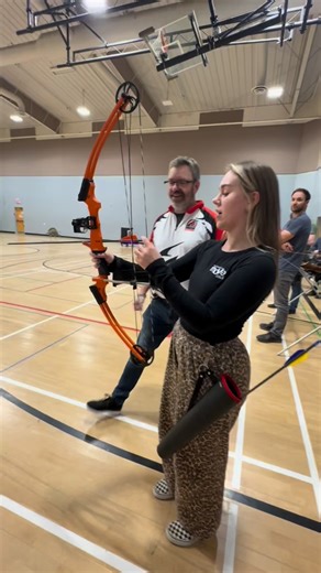 1K views · 46 reactions | What is something new you’ve tried recently!? Big thanks to 10 Point Archery Club for giving us a “Crash Course” in archery! Appreciate your patience and knowledge! We had a blast…especially once we got going! Watch us go from newbies to Honourary Members! Any suggestions for other things we should get a crash course in? Leave ‘em below! #MOVEMornings | Fredericton's Move | Facebook