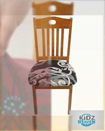 Stretch Dining Chair Seat Covers Removable Seat Cushion Slipcovers Protector - C