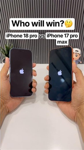 iPhone 18 Pro vs 17 Pro Max⚡BOOT UP SPEED TEST!#shorts