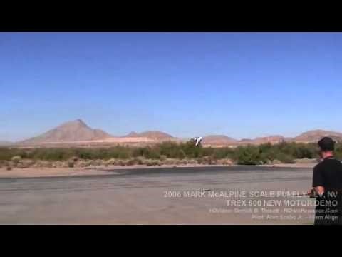 RC Helicopter Stunts - TRex 600 Helicopter Amazing Tricks