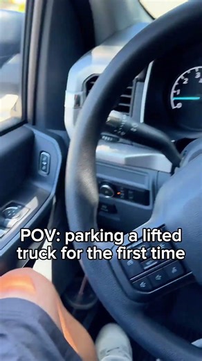 How to drive a lifted truck.