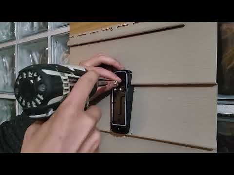 blink doorbell vinyl siding adapter installation.