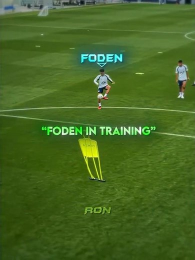 Foden's practice makes him perfect🥶
