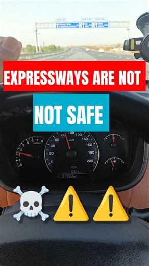 ☠️ Expressway are Not Safe For Night driving ⚠️#shorts #car #automobile #accident