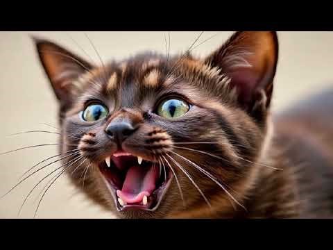 Aggressively Cat Sounds | Angry Cat Sound Effect | Cats Meowing To Attract Other Cats