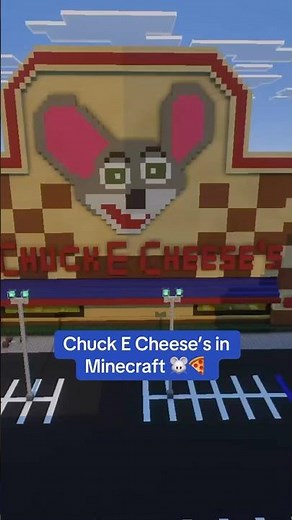 Chuck E. Cheese’s Reimagined in Minecraft – A Build to Remember! 🐭🍕