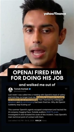 OpenAI says he leaked. He says he was sounding the alarm.