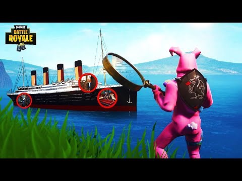 EPIC HIDEAWAY ON THE TITANIC! CREATIVE MODE CREATIONS IN FORTNITE - ElChurches