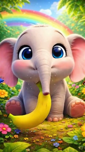Ellie the Elephant Learns Colors 🌈 | Fun Color Learning Video for Kids & Toddlers
