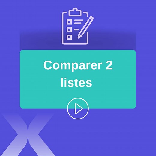 15K views · 131 reactions | ✅ Tu veux comparer facilement 2 listes dans Excel et repérer les différences ? Voici une méthode rapide pour gagner du temps !  朗 Partage cette astuce avec ton équipe pour fiabiliser vos données !  Reçois mon "Top 10 Astuces de saisie" : https://cours.excel-en-ligne.fr/Top10-astuces-saisie ----------------------------------------------------------------------- #Excel | Axel Formateur Excel | Facebook