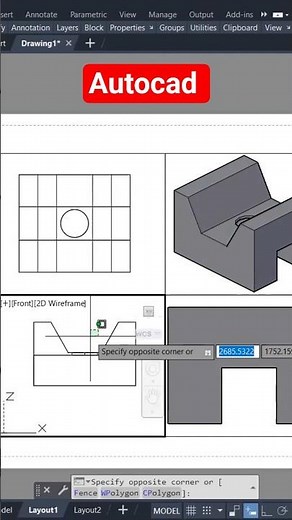 ✅ Orthographic Views in AutoCAD 📐 | MV Setup for Top/Front/Side/ISO | Quick Tip