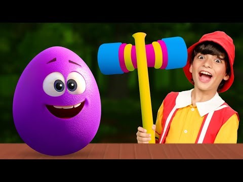 Surprise Eggs x Boo Boo Song for Kids | BabyBillion Rhymes