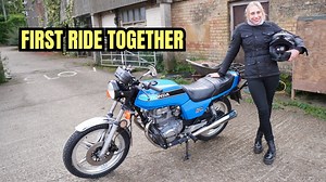 Taking My Girlfriend for a Ride on My Rebuilt Honda CB250 Super Dream