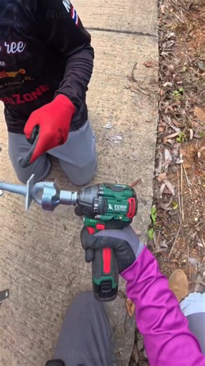 ⚡ How Linemen Install Eye Bolts for Power Lines 😳 #lineman #utilitywork #usa
