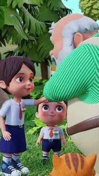 Kids Channel India Carrying the Flag to School shorts