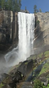 76K views · 6.2K reactions | The dangerous, unrelenting, and destructive forces of water carve out change in the landscape. Where have you found beauty in the process? Hiking the Mist Trail to Vernal Fall is a dangerous yet beautiful experience! Learn more about this popular trail at https://go.nps.gov/vernalnevada. Video: rushing water of Vernal Fall. | Yosemite National Park | Facebook