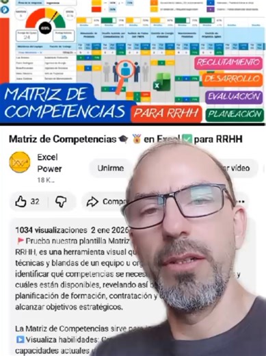 Prueba nuestra plantilla Matriz de Competencias en Excel para RRHH, es una herramienta visual que mapea las habilidades técnicas y blandas de un equipo u organización, permitiendo identificar qué competencias se necesitan para roles específicos y cuáles están disponibles, revelando así brechas y facilitando la planificación de formación, contratación y desarrollo de talento para alcanzar objetivos estratégicos Incluye lo siguiente: - Panel de navegación a las diferentes hojas de la plantilla par