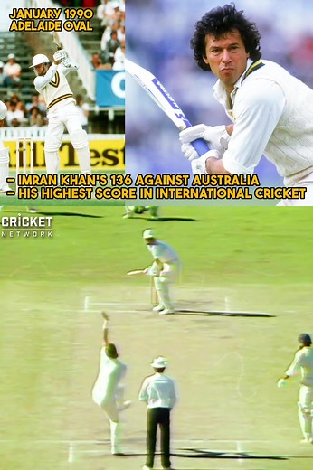 Imran Khan's 136-Run Innings Against Australia in 1990 | Memorable Cricket Moment