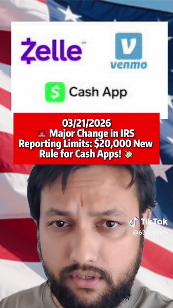 IRS Cash App Reporting Limit Changes: $20,000 New Rule