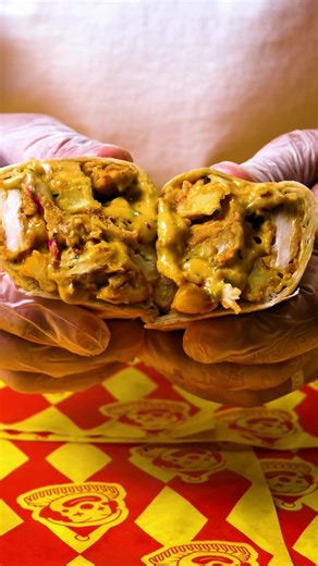 California Burrito: Fried Chicken and Loaded Fries Delight