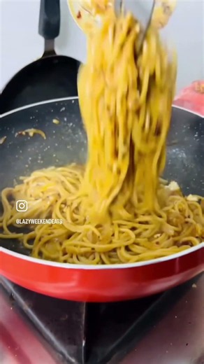 Caramelised Onion & Garlic Spaghetti 🍝🧄✨