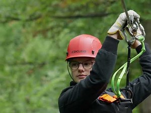 Kletterwald Brocken/ Mega-Flying-Fox/ Ilsenburg (Harz)/ Ilsetal
