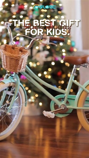 🎉 Looking for the perfect first bike? The Glerc Little Molly is designed just for kids—safe, fun, and adorable! With removable training wheels, coaster brake, and lifetime frame warranty, your little one will ride with confidence. 👉 Comes with a free wicker basket DIY stickers to spark creativity. Perfect for birthdays or just because! #KidsBike #PrincessBike #GirlsBike #SafeAndFun #MaggieTheBike | Glerc Bikes