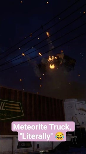 Meteorite Truck Becomes a Real Meteorite🔥☄️