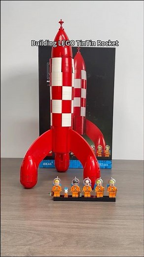 Took 2 hours to build—super relaxing and satisfying! 🚀🥰 #lego #legoideas #tintin #brickbling
