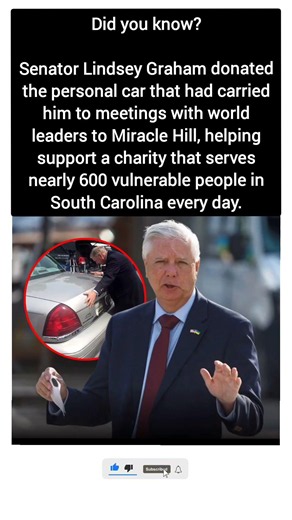 A Senator's Car – Now Helping People Rebuild Their Lives #Shorts #LindseyGraham #MiracleHill