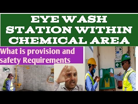 Emergency Eye washer and Eye Shower |Demo Eye wash Station installation and safety Requirements