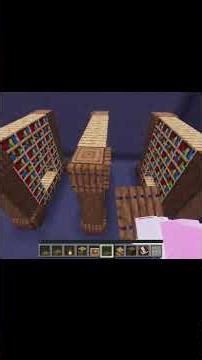 How to build a small library in Minecraft #build #edit #minecraft #minecraftbuilding #tiktok #gaming