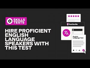 Hire top English speakers with TestGorilla’s English C1 test