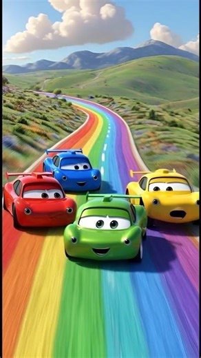 🚗💨 গাড়ির রেস! Kids Car Race | Who Will Win the Race? 🏁 #kidscartoon #kidsvideo