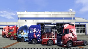 Holidays are coming: Euro Truck Simulator 2 - Christmas Paint Jobs Pack
