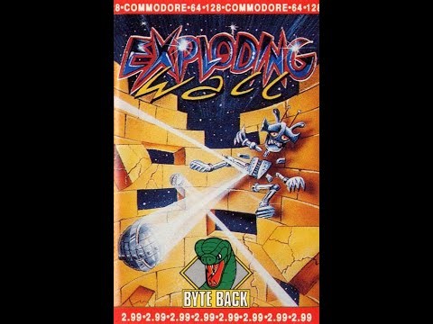 Commodore 64 Tape Loader Byte Back Exploding Wall 1989