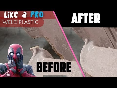 how to join plastic like a pro || Welding plastic in a stongest way