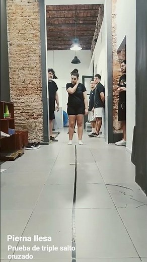 Hop Test - Prueba de triple salto cruzado PI #deporte