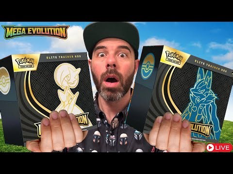Unboxing Mega Evolution ETBs Live! Are They the Top Product? (Store openings & Giveaways)