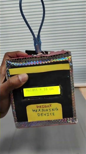 Height Measuring Device using Arduino | Ultrasonic Sensor & LCD Display | DIY Project