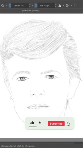 Drawing the Legend: David Bowie ⚡️🎨 #shorts #DavidBowie #starman #PortraitArt #Drawing #fanart