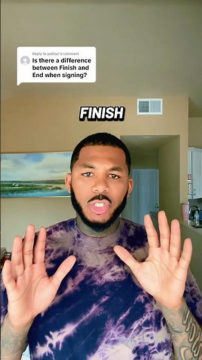 Difference between “finish” and “end” in ASL #asl #funny #signlanguage