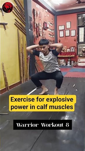 Warrior workout 8 - Duck Jumps with/ without weight #shorts #gymworkout #homeworkout