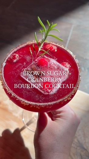 RECIPE 4 of my THANKSGIVING MENU SERIES: BROWN SUGAR CRANBERRY BOURBON COCKTAIL 🥃🎄 It’s time for cocktails in our menu series, and I’ll go ahead and tell you that this is the first of MANY cocktail recipes coming your way! First, let’s discuss the brown sugar cranberry rosemary simple syrup. I wanted to give the cocktail some depth,so instead of cane sugar, I used brown sugar. Then, I threw in some rosemary cranberries to bring in the holiday flavors. I actually use this simple syrup several t