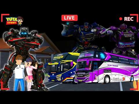 Yuta Mio Panicks There's a Basuri Bus Anomaly Roaming Around Sakura City 😱 | Sakura School Simulator